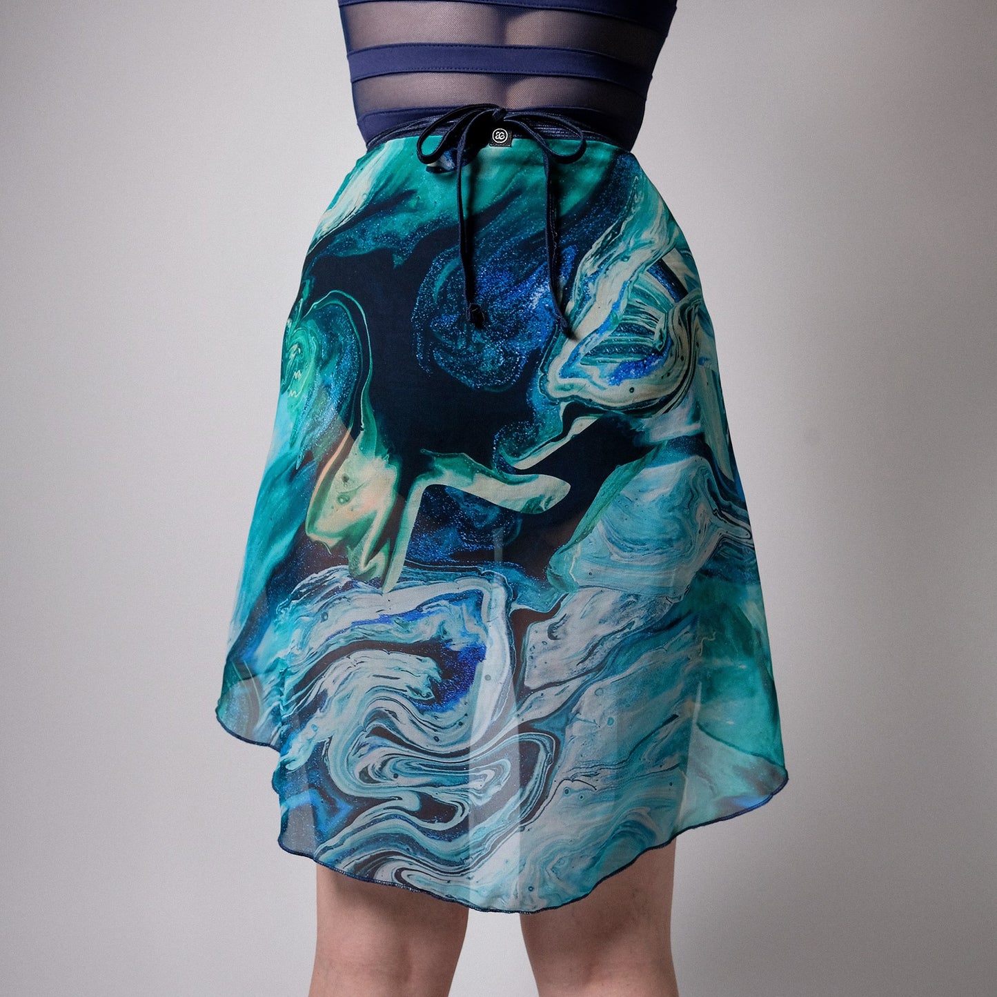 Blue Aurora Skirt | Ballet Dance Skirt | Alison Eager Dancewear